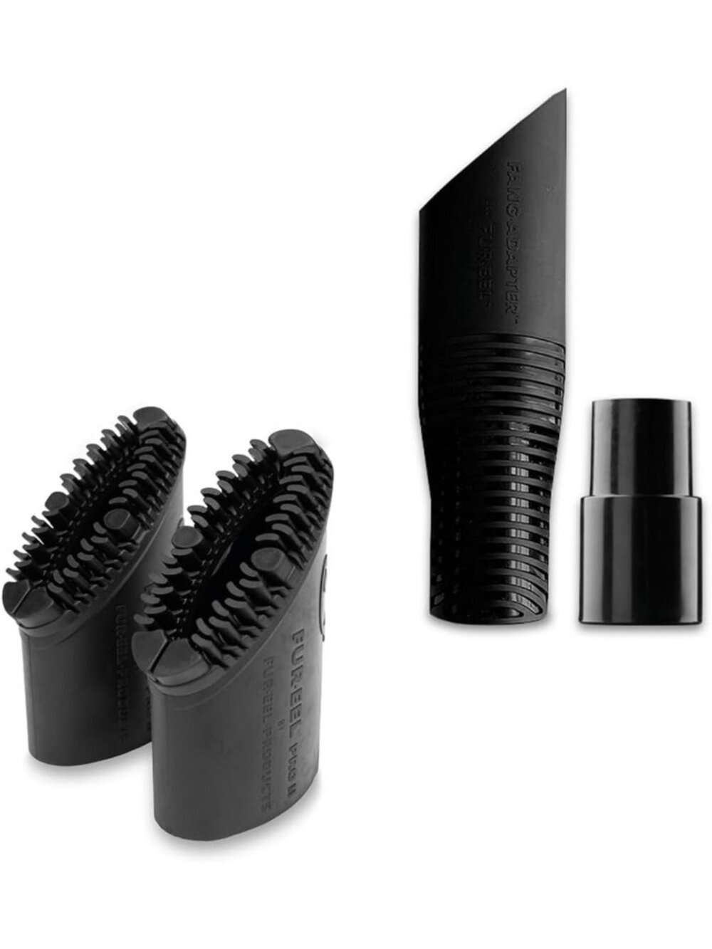 Pet Hair Vacuum Attachment - 2 Rubber Heads, Effective Pet Hair Remover Tool